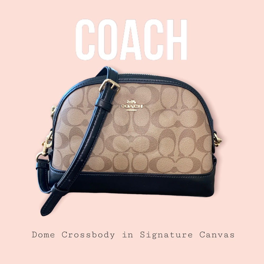 Coach Dome Crossbody Bag in Signature Canvas